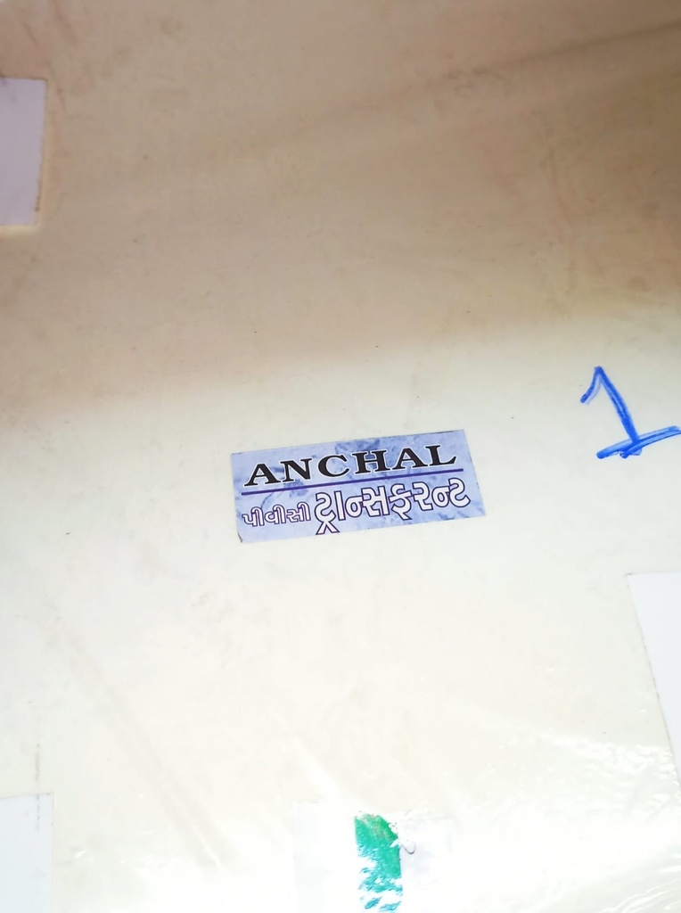 12x18 - Plastic 80' Mic Silicon 125 Mic Transparent Sticker 100 Sheet Price & package