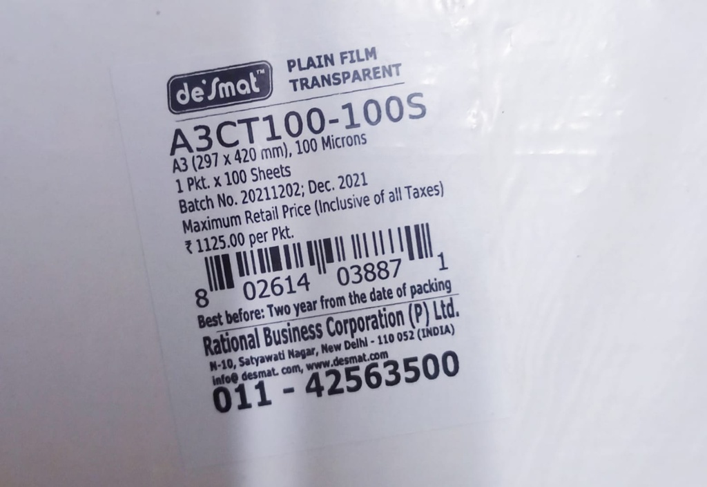 Desmat OHP A/3 100 Micron