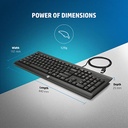 H P C2500 USB Keyboard & Mouse Combo With Wire