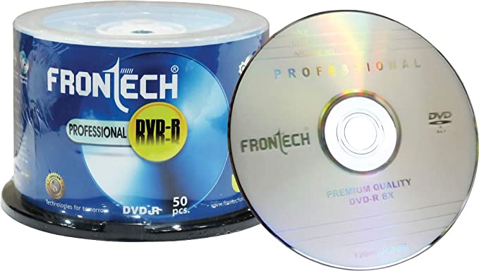 >> Frontech 4.7 GB Blank DVD-R -50 Pieces