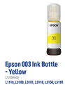 >> Epson " 003  Yellow " Ink Bottle