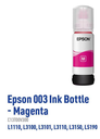 >>  Epson " 003 Magenta " Ink Bottle