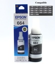 >> Epson " 664 Black " Ink Bottle - 70 ml