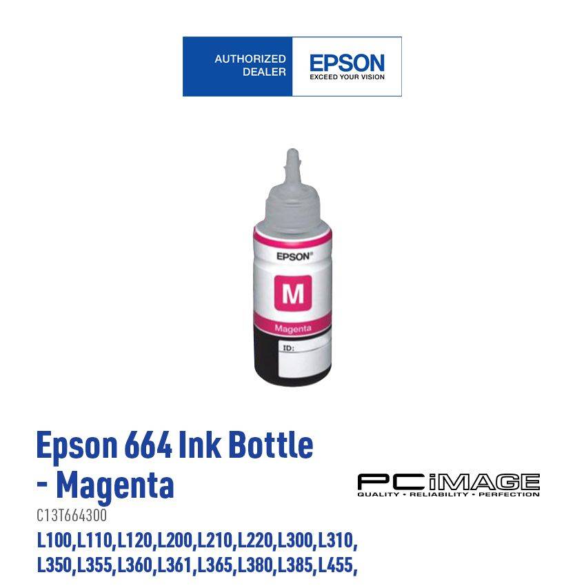 >> Epson " 664 Magenta " ink Bottle