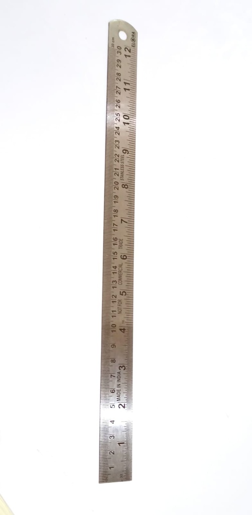 >> Steel " 12 Inch Scale " 30cm