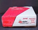 >> Computer Continuous Paper " 10x12x1 Part " 70 Gsm