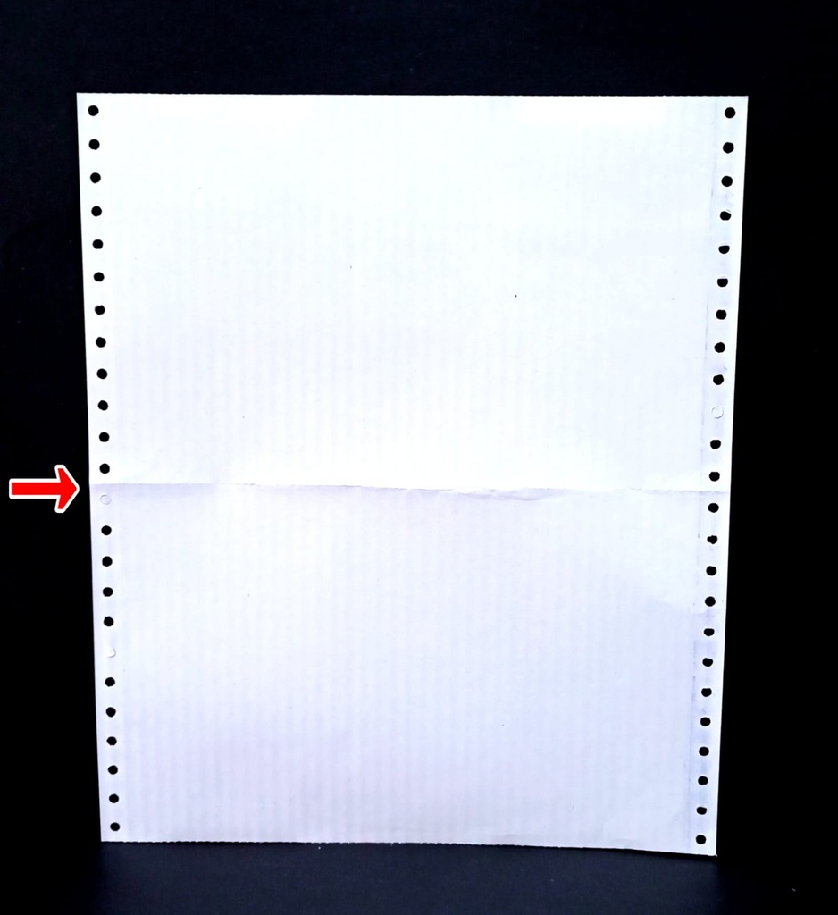 >> Computer Continuous Paper " 10x12x1 Part " 60 Gsm x 6 Inch