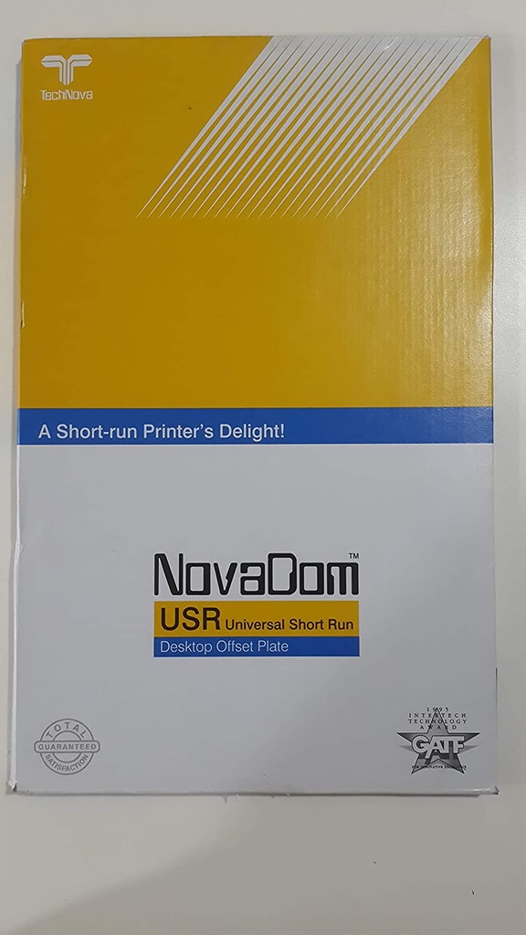 TechNova NovaDom USR (Unpunched) Universal Short Run Desktop Offset Plate (100 Nos.)