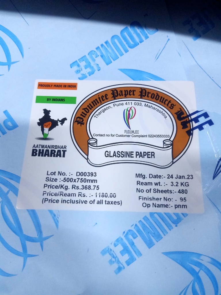 Pudumjee Butter 3.2 Kg 18 Gsm-20