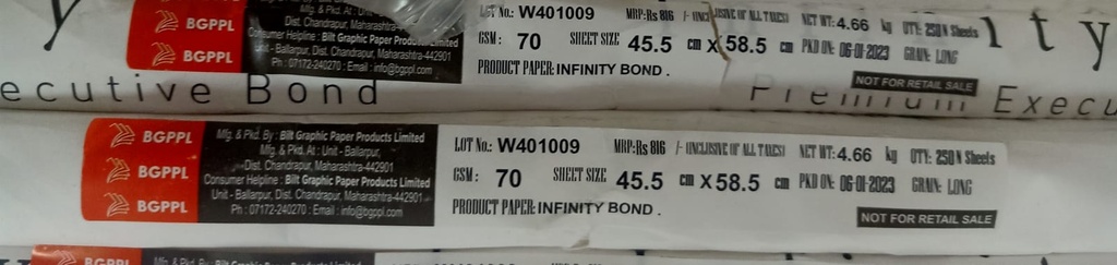 Infinity Bond 18x23 9.3 Kg 70 Gsm-5