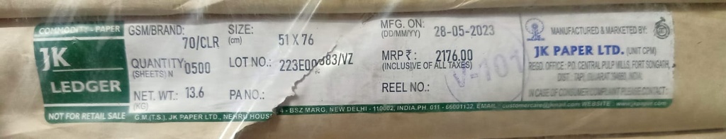 J K Ledger 20x30 13.6 Kg 70 Gsm-5