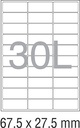 NovaJet 30L Labels ( A/4 100 Sheet)