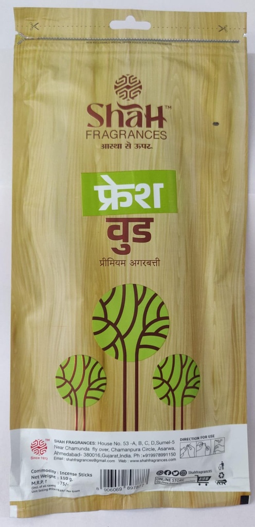 Agarbatti Fresh Wood-110 Gram