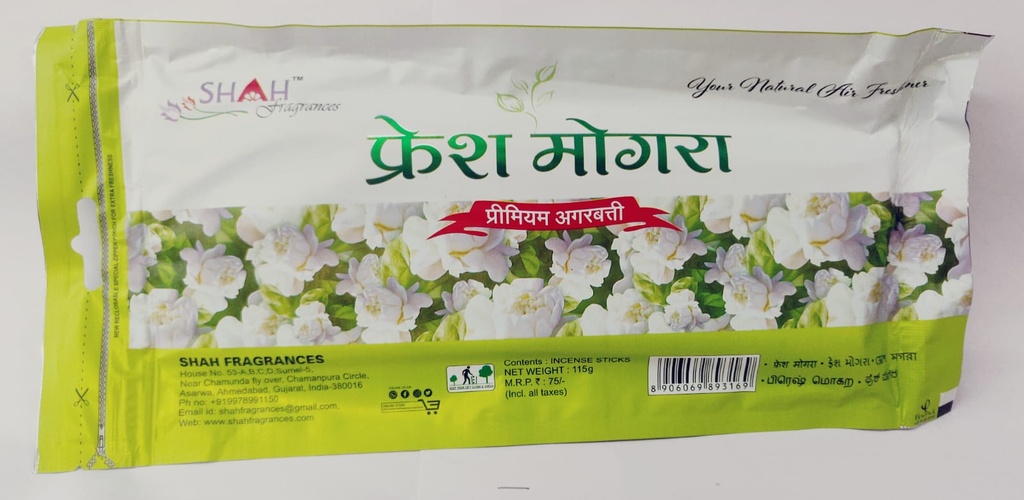 Agarbatti Fresh Mogra-115 Gram