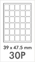 NOVAJET 30P Labels(A/4 Size 100 Sheet)