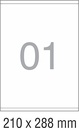 NOVAJET 1 Label (A/4 Size 100 Sheet)