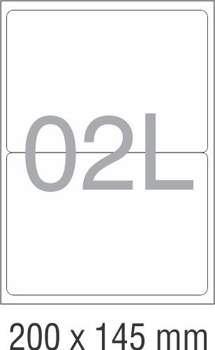 NOVAJET 2 Labels (A/4 Size 100 Sheet)