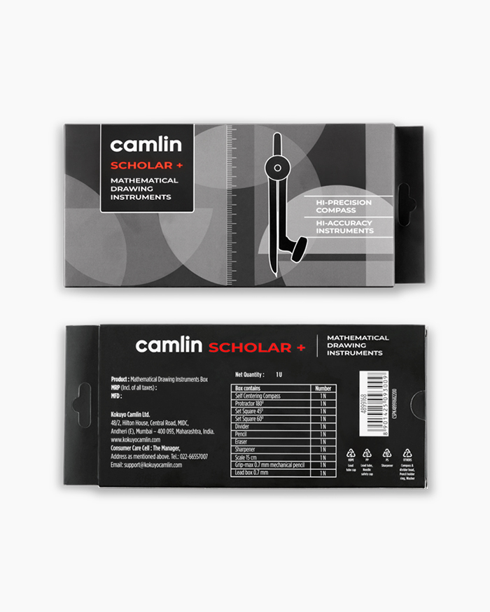 Camlin Scholar+Geometry / Compass Box