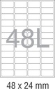 NOVAJET 48 Labels (A/4 Size 100 Sheet)