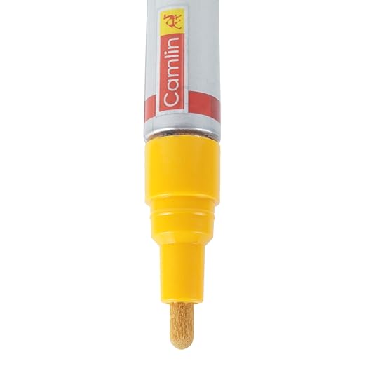 Paint Marker Yellow Camlin-Pack Of 10