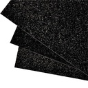 Glitter Foam A4 1.5mm Black-Pack Of 10