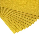 Glitter Foam A4 1.5mm Golden-Pack Of 10