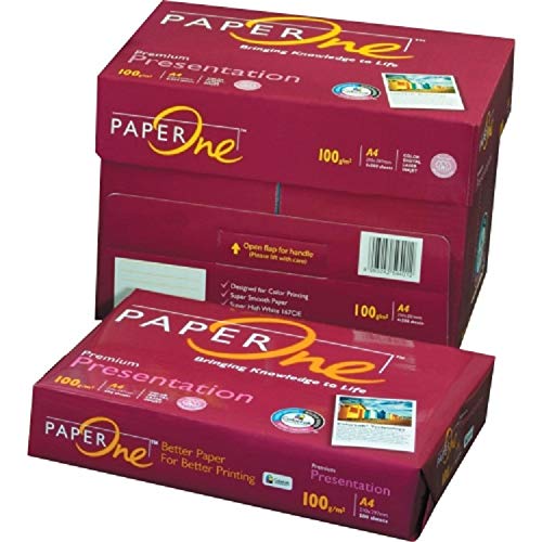 Paper One Alabaster Copier Paper A4 Size 100 Gsm (500 Sheet,1 Ream) White Colour