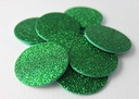 Glitter Foam Sheet, A4 Size, Dark Green Colour, (1.5mm Thick -Pack Of 10) For Arts and Crafts, Scrapbooking, DIY Work, Decoration, Gift Wrapping.