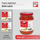 NovaJet (Technova) MPL 06, A4 Size 99x93 mm, Multipurpose Label Sticker, White Colour, Pack of 100 Sheets 