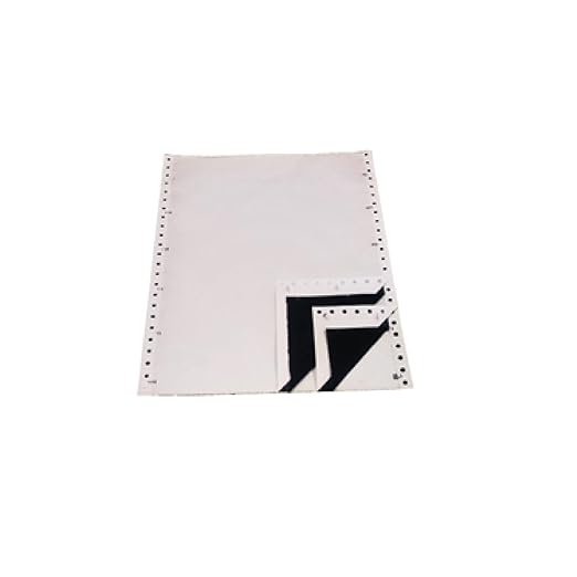 Dot Matrix Printer Paper Size 10x12 Inch, 3 Part, 60 Gsm, With Carbon (3 Paper+2 Carbon)-Pack of 250