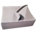 Dot Matrix Printer Paper Size 10x12 Inch,2 Part(6 Inch Cut) 60 Gsm, With Carbon(2 Paper+1 Carbon)-Pack of 500 (10x12x2x6''Cut Computer Paper)