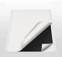 Dot Matrix Printer Paper Size 10x12 Inch,2 Part(6 Inch Cut) 60 Gsm, With Carbon(2 Paper+1 Carbon)-Pack of 500 (10x12x2x6''Cut Computer Paper)