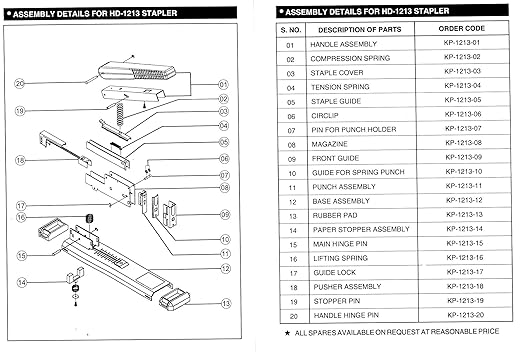 Kangaroo Stapler HD 1213
