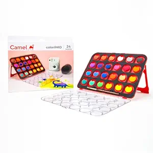 Camel ColorPad Water Colour Cake With Paint Brush-24 Shades 