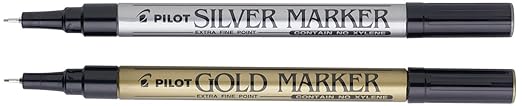 Pilot Super Color Marker Pen 0.7mm Silver Colour