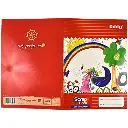 Oddy Scrap Book Rulled With Color Pastel Sheet A4 Size, 40 Page in 8 Colour (180 Gsm)