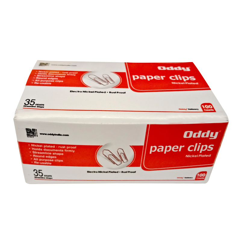 Oddy Paper Clips Nickel Plated (U Pin) 35 mm