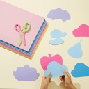 Oddy A4 Mix Color Fluorescent Paper-Pack of 50