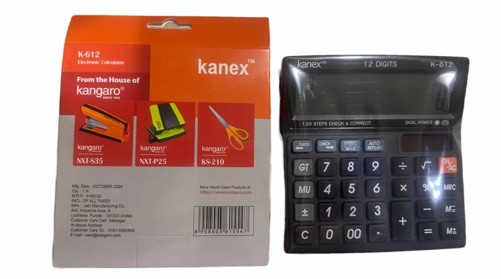 Kangaro Kanex Calculator K-612 (12 Digits)
