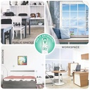 Godrej Aer Room Freshener, Flavour: Morning Misty Meadows, For Home & Office (126g / 220ml)