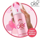Godrej Aer Room Freshener, Flavour: Rose Petal Crush Pink, For Home & Office (126g / 220ml)