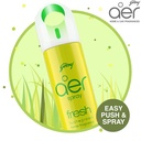 Godrej Aer Room Freshener, Flavour: Fresh Lush Green, For Home & Office (126g / 220ml)