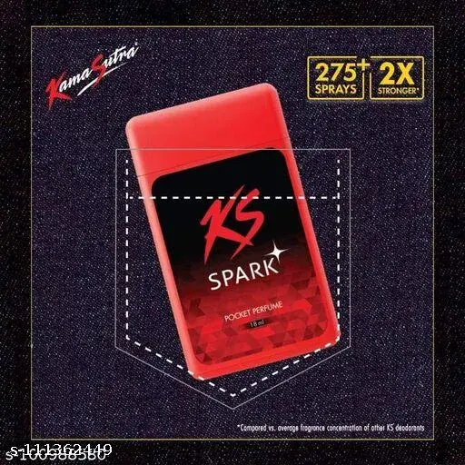 K S Spark Pocket Perfume Spray 18ml (For Men & Women)
