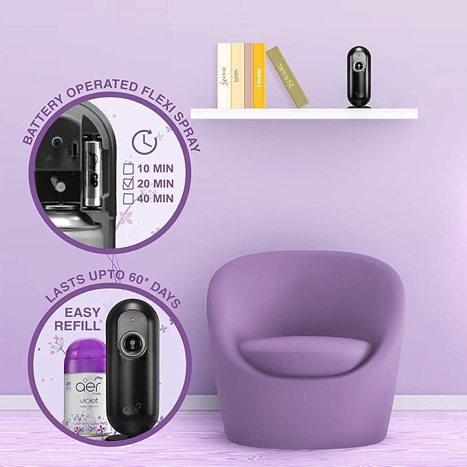 Godrej Aer Matic Refill-Petal Crush Pink (Automatic Room Freshener Spray Refill)