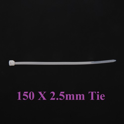 Kansuee Cable Tie 2.5 x 150mm-Pack Of 100