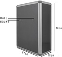 Kebica Metal Frame Donation Box, Suggestion Box, Letter, Complaint, Drop Box,Size 11x8.25x4 Inch (No.368)