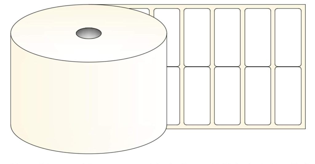 Barcode Thermal Sticker 38mmx25mm 2up (1.5x1 Inch) 3000 Label