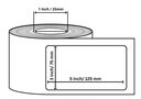 Desmat Direct Thermal Barcode Labels, Size 3x5 Inch (75mmx125mm,1up)