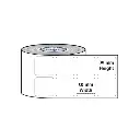 Desmat Ribbon Barcode Labels, Size 1.5x1.5 Inch (38mmx38mm, 2up) 2000 Label