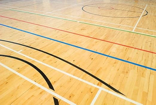 Kansuee Floor Marking Tape / Social Distance Tape, Size 2 Inch (48mm) Plain White Colour 16 Meter